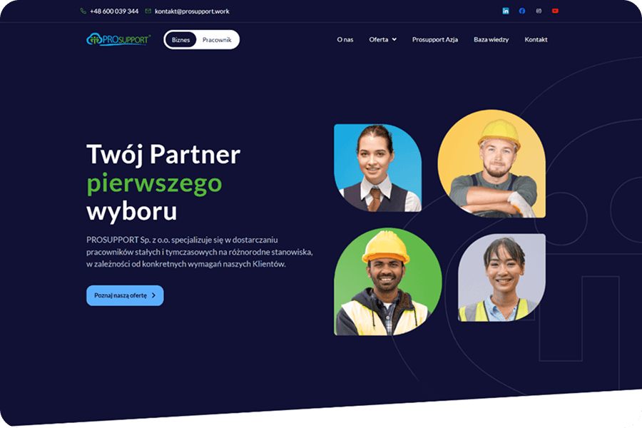 ProSupport — strona firmowa