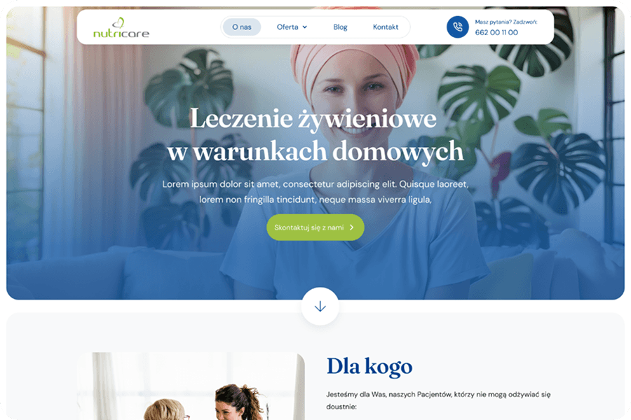 Nutricare — strona firmowa